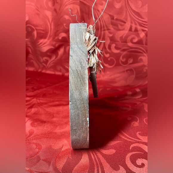 “Welcome” NEW All to Fall Rustic Farmhouse Style Wood Pumpkin - Picture 2 of 7